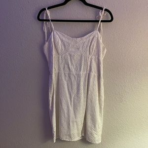 Aeropostale White Seersucker Dress